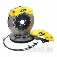 D2 Racing Street big brake kit with floating discs 380 mm 8-pot Nissan 200sx S14 (front)