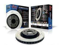 DBA 909S Street T2 Slot brake rotor Nissan 200SX S14/S15, 300ZX, Skyline R32 GTS (front)