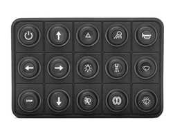 Ecumaster CAN keyboard 15-buttons RGB version
