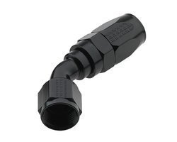 Fragola 224508-BL 2000 series 45 deg Female Hose End Fitting AN-8 (black)