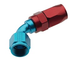 Fragola 226008 2000 series 60° Female Hose End Fitting AN-8 (blue/red)