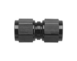 Fragola 496106-BL female to female forged coupler AN-6 / AN-6 straight (black)