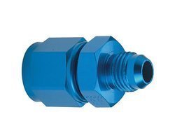 Fragola 497212 single swivel reducer AN-12 female to AN-8 male (blue)