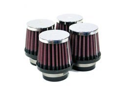 K&N RC-2294 kit of 4 universal air filters 1.57" (40 mm)