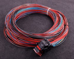 MaxxECU 1468 flying lead wiring harness for MaxxECU PRO ecus connector 3 (cyl 9-16, E-Throttle, extra out)