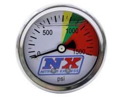 Nitrous Express Flow-Through Nitrous Pressure Gauges NX 15508