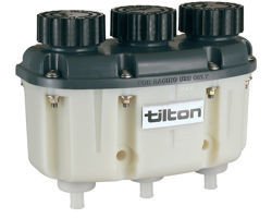 Tilton 72-576 3-Chamber Plastic Reservoir with push-on connection