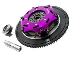 Xtreme KHN18523-2E 184mm Rigid Ceramic Twin Plate clutch kit with flywheel Honda Civic Type R EP3, FN2/FD2, Integra Type R