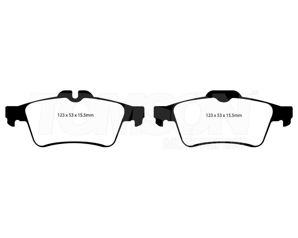 EBC DP41749R Yellow Stuff brake pads Ford Focus ST Mk2 2.5, RS Mk3 2.3