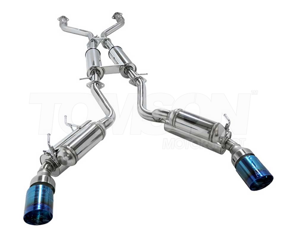 HKS 32009BN004 Full Dual Muffler cat back exhaust Nissan 370Z VQ37VHR
