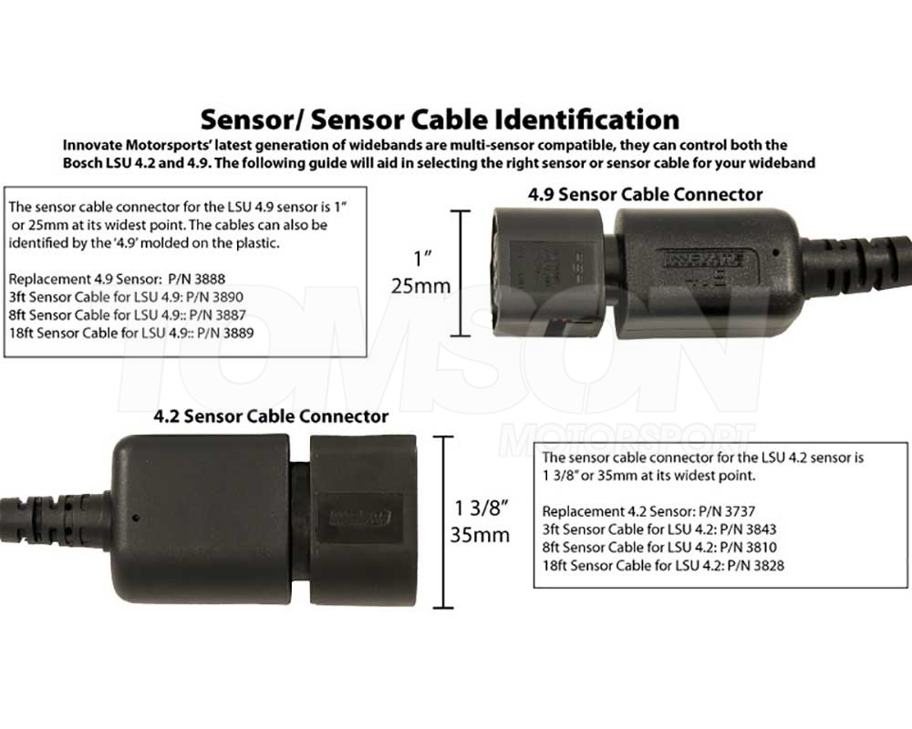 Innovate 38380 Bosch wideband Oxygen Sensor LSU 4.9 ELECTRONICS