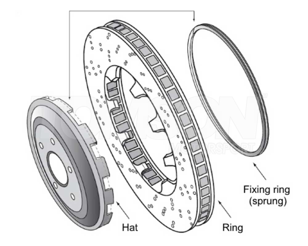 Performance Friction 380 070 63 64 Direct Drive V3 Floating Brake Rotors Porsche 911 Gt2 Gt2 Rs 911 Gt3 Gt3 Rs Cayman Gt4 380 Mm Front Brakes Brake Discs Tomson Motorsport Rally Race Drifting Tuning