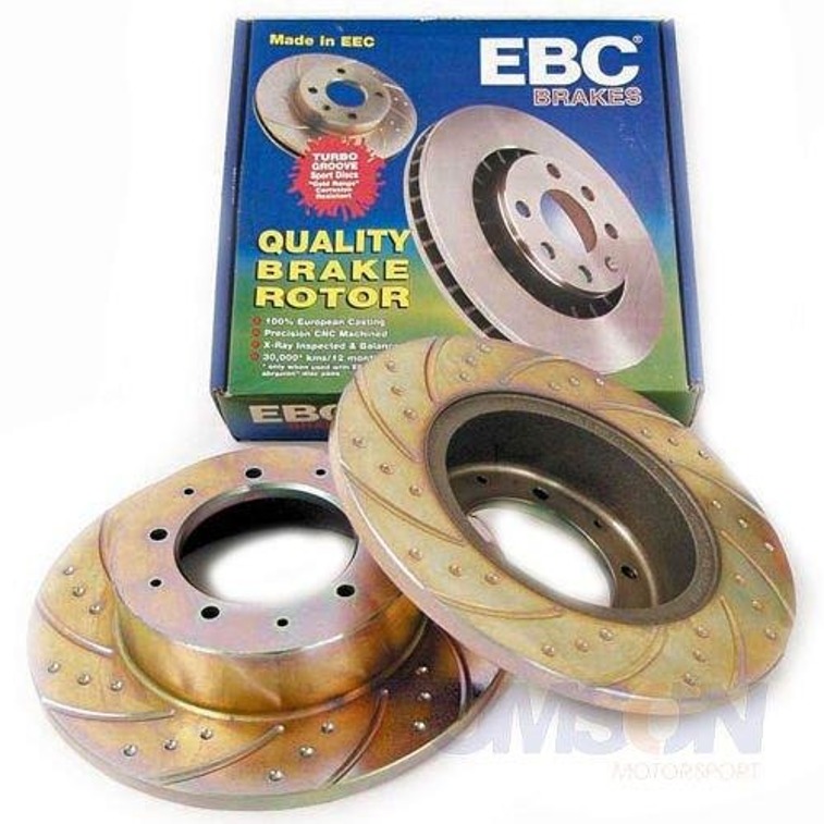 EBC GD1251 brake discs Turbo Groove SAAB 9-3 2.0 Turbo Areo 2002- (rear)