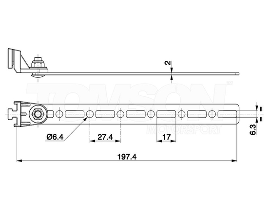 Spal 3013.0011 universal fan mounting bracket