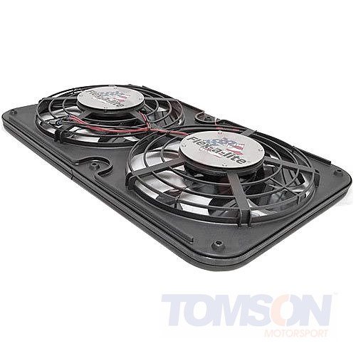 Flex-A-Lite 430/440 Dual 12 inch Pusher Auto Electric Fans 2500 CFM