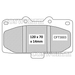 Cosworth CFT3003 Trackmaster brake pads Subaru Impreza GT, WRX, Nissan Skyline R32, R34 (front)