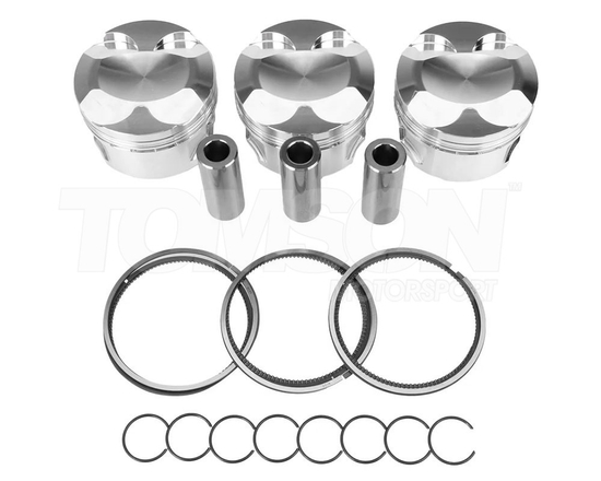 Kute tłoki CP Pistons SC7475-UP z wzmacnianymi sworzniami Toyota GR Yaris (Gen 1, Gen 2) (GXPA16), GR Corolla (GZEA14) 1.6 G16E-GTS 87.50 mm CR 10.5:1