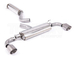 Milltek Sport SSXTY202 resonated cat back exhaust Toyota GR Yaris (Gen 2) (GXPA16) 1.6 G16E-GTS (titanium brushed tips)