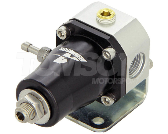 Uniwersalny regulator ciśnienia paliwa Aeromotive 13129 Compact EFI wlot 2x AN-6 ORB, powrót 1x AN-6 ORB (2.76 bar - 5.17 bar)