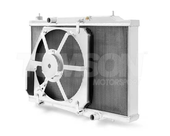 Mishimoto MMRAD-FIST-14K aluminum racing radiator with fan Ford Fiesta ST Mk7 1.6 EcoBoost