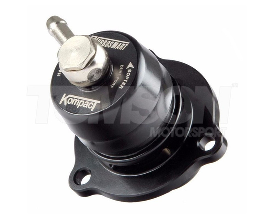 Turbosmart TS-0203-1061 BOV Kompact Shortie Dual Port Ford Focus Mk1 RS, Mk2 ST/RS, Mk3 ST, Porsche 911 Turbo/GT2 (997), Volvo C30, C70, S40, S60, V50, V70 T5 (black)