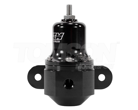 Uniwersalny regulator ciśnienia paliwa AEM 25-305BK High Capacity wlot 2x AN-6 ORB, powrót 1x AN-6 ORB (2.76 bar - 8.97 bar)