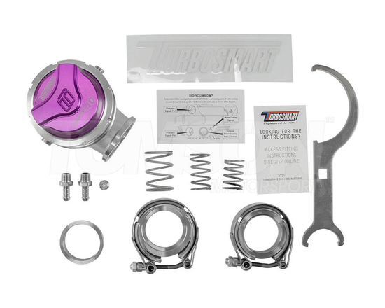 Turbosmart TS-0552-1013 Comp-Gate 40 mm GenV WG40 external wastegate 14 psi (purple)