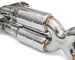 Układ wydechowy Fabspeed Motorsport Valvetronic Supersport X-Pipe ze sportowymi katalizatorami i zaworami Porsche 911 Turbo/Turbo S (991.2) (polerowane końcówki)