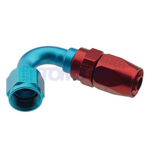 Fragola 231206-BL 2000 series 120 deg Female Hose End Fitting AN-6 (black)