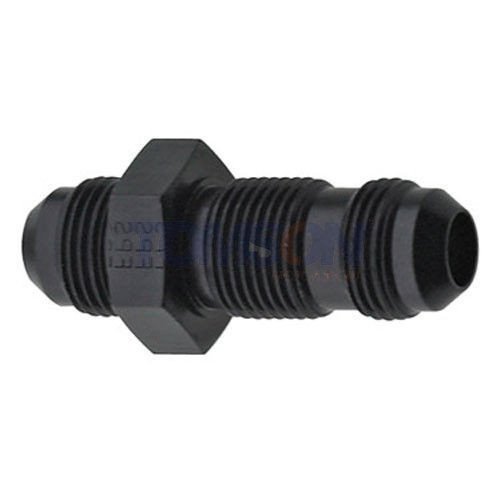 Fragola 483208 straight bulkhead aluminum AN-8 adapter (blue)