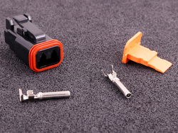 MaxxECU 2168 Connector 2-way socket housing DT06-2S-E004