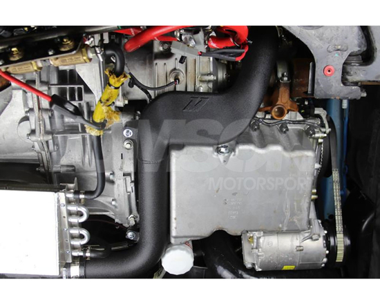 Orurowanie intercoolera (hot side) Mishimoto MMICP-RS-16HWBK Ford Focus RS Mk3 2.3 EcoBoost (czarne)