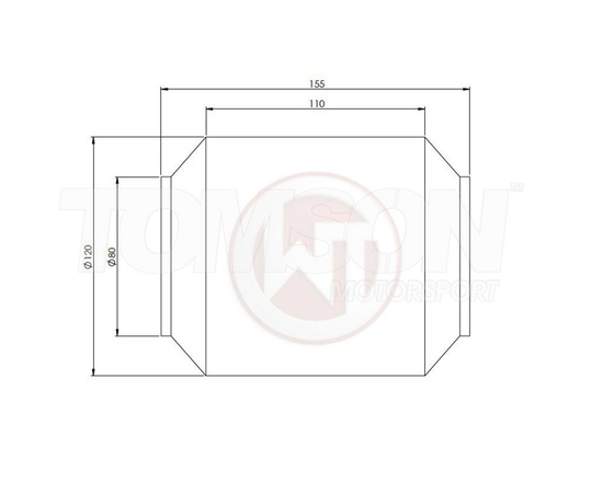 Katalizator sportowy Wagner Tuning 005001050-004 100 CPSI z Euro 6