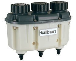 Tilton 72-577 3-Chamber Plastic Reservoir with AN4 connections