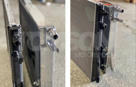 CSF Race 8154 high performance front mount heat exchanger BMW Z4 20i, 30i, M40i (G29), M240iX (G42), 320i, 330i, 330iX, M340i, M340iX (G20, G21), Toyota Supra Mk5 (A90, A91) 3.0 (B58)