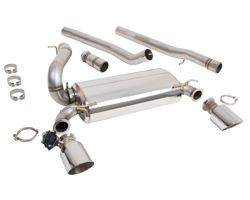 Mountune 2536-CBE-AA cat back exhaust with valves Ford Focus RS Mk3 2.3 EcoBoost