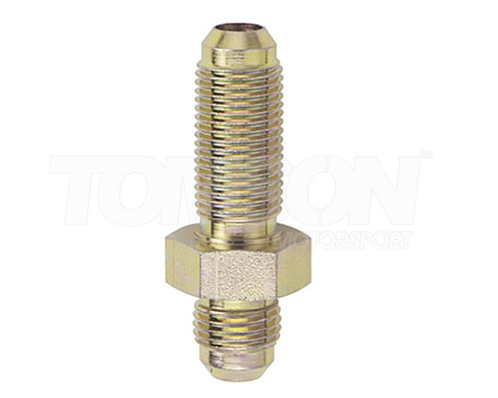 Fragola 583203 bulkhead male to male adapter straight AN-3/AN-3 steel