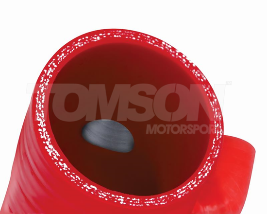 Mishimoto MMHOSE-SUB-IHRD silicone induction hose Subaru Impreza WRX 2001-2007, Impreza WRX STi 2001-2014, WRX STi 2015-, Forester XT 2004-2008 (red)