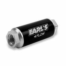 Earls 230620ERL billet fuel filter inline mount 260GPH 40 microns (AN-12)