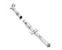 RM Motors 931102+931103S downpipe without catalityc converter with connecting pipe with muffler Toyota GR Yaris (Gen 1) (GXPA16) 1.6 G16E-GTS