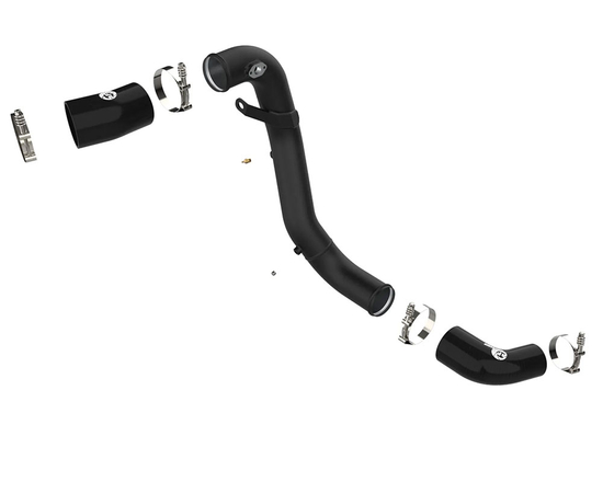 Orurowanie intercoolera AFE Power 46-20509-B BladeRunner 3" (Aluminum Cold Charge Pipe) strona zimna Kia Stinger GT 3.3 V6 (Lambda II RS T-GDi, G6DP) (czarne)