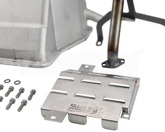 Killer B Motorsport PPBC-HF 3-piece cast pan with high flow pickup and FREE baffle (with 1/2"NPT plug)