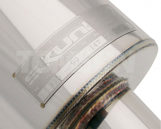 Skunk2 413-05-6015 Mega Power RR cat back exhaust Honda Civic CX, DX 1996-2000 (EJ6, EK1, EK2, EK3, EK4, EK9) 1.6 SOHC (D16Y7)