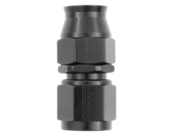 Złączka do przewodu teflonowego Fragola 680106-BL Real Street P.T.F.E. 0° (prosta) AN-6 (czarna)