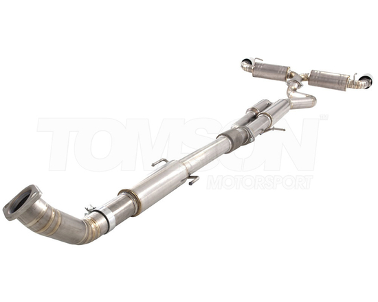Tytanowy układ wydechowy cat back XFORCE ETTY21BCS Toyota GR Yaris (Gen 1) (GXPA16) 1.6 G16E-GTS (opalane końcówki)