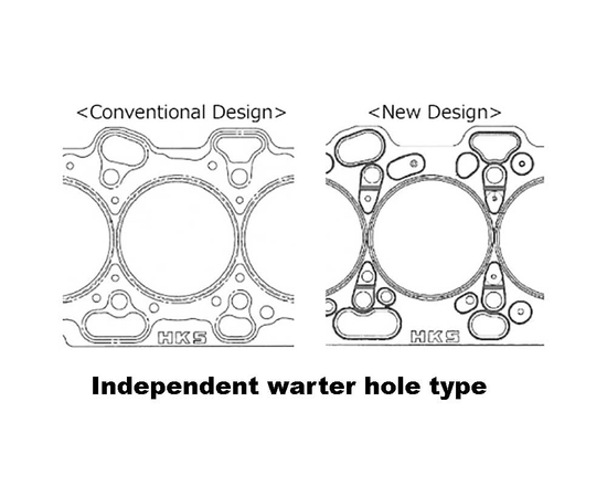 HKS 2301-RT041 head gasket (stopper type) Toyota Supra, Chaser, Aristo, Lexus IS300, SC300 2JZ-GE, 2JZ-GTE 1.20 mm (dia. 88 mm)