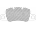 Ferodo FCP4665H DS2500 brake pads Porsche 911 (991) Turbo/Turbo S, GT3 3.8, 911 (991.2) GT3/GT3 RS 4.0, Cayman (981) GT4 3.8 (rear)