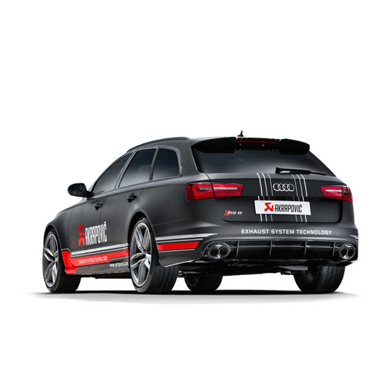 Akrapovic Evolution S-AU/TI/3H cat back exhaust system Audi RS6 C7 Avant