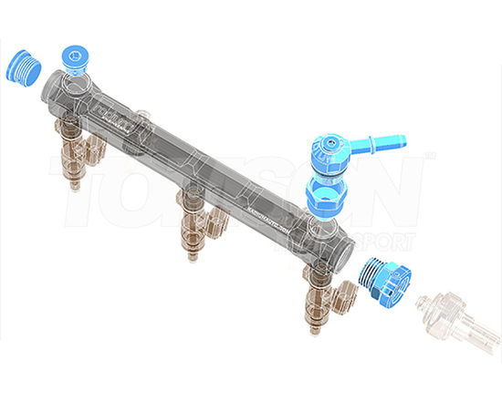 Radium Engineering 20-0766-PK fuel rail plumbing kit Toyota GR Yaris (Gen 1, Gen 2) (GXPA16), GR Corolla (GZEA14) 1.6 G16E-GTS