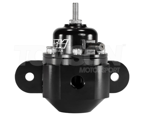 AEM 25-302BK universal adjustable fuel pressure regulator inlet 2x AN-6 ORB, return 1x AN-6 ORB (min. 1.38 bar)